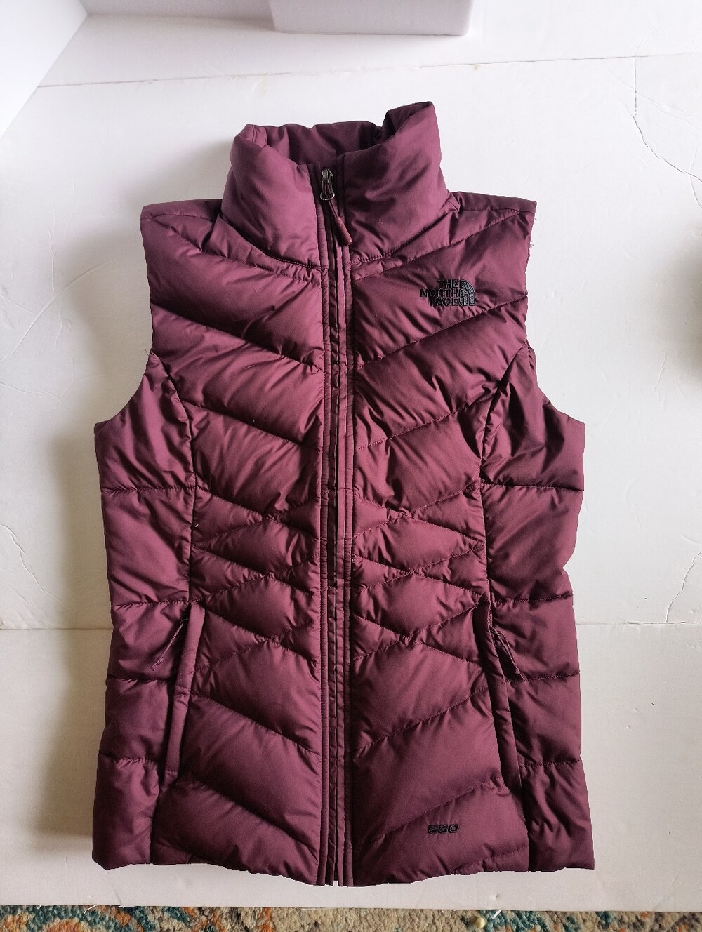 The North Face Women's Insulated Puffer Vest in Plum S-XS